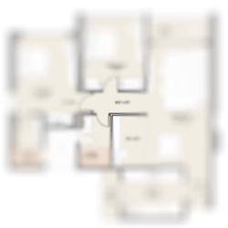 House of Hiranandani Mulund East 3BHK Plan